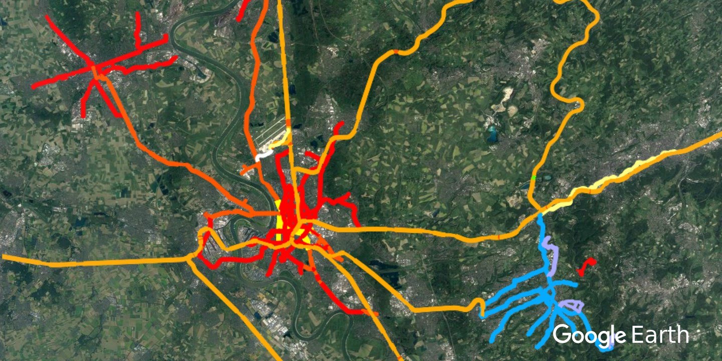 Aglomeracja Düsseldorf-Solingen - przykład - powiększ obraz